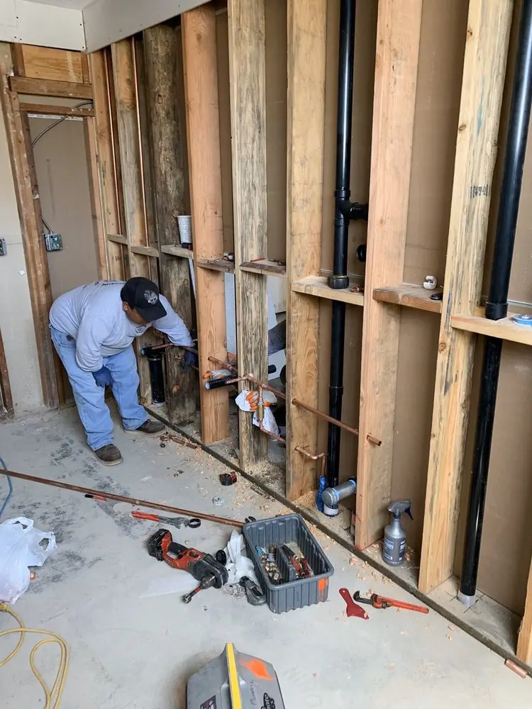 Commercial rough-in plumbing for Trenchless Sewer Repair in Pigeon Forge